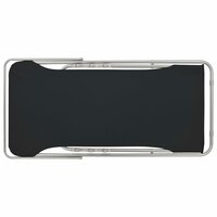 Strandstoelen inklapbaar 2 st staal en oxford stof zwart 6