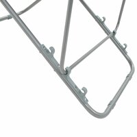 Strandstoelen inklapbaar 2 st staal en oxford stof bruin 9