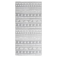 Buitenkleed 80x150 cm polypropeen grijs 2