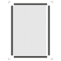 Insectenhor voor ramen magnetisch 80x120 cm wit 6