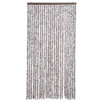 Vliegengordijn 100x220 cm chenille bruin en beige 3