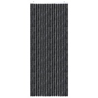 Vliegengordijn 90x220 cm chenille antraciet 3