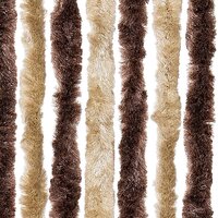 Vliegengordijn 100x200 cm chenille beige en lichtbruin 5