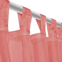 Gordijnen voile 140x225 cm rood 2 st 5