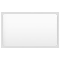 Badkamermeubelset bewerkt hout wit 8