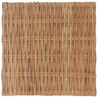 Voetensteun met kussen natuurlijk rattan 6