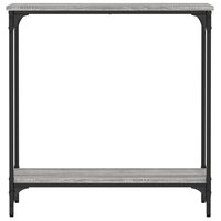 Wandtafel 75x22,5x75 cm bewerkt hout grijs sonoma eikenkleurig 4