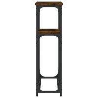 Wandtafel 90x22,5x75 cm bewerkt hout gerookt eikenkleurig 5