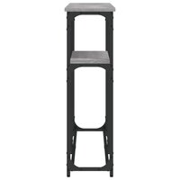 Wandtafel 145x22,5x75 cm bewerkt hout grijs sonoma eikenkleurig 5