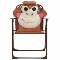 3-delige Bistroset voor kinderen met parasol bruin 4