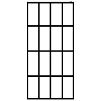 Inloopdouchewand 90x195 cm transparant gehard glas 3