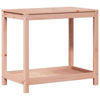 Oppottafel met schap 82,5x50x75 cm massief douglashout 7