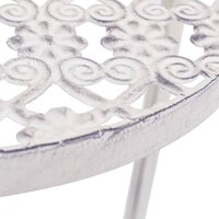 3-delige Plantenstandaardset vintage stijl metaal antiekwit 7