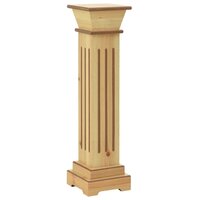 Plantenstandaard klassieke zuil vierkant 17x17x66 cm MDF hout 2
