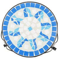 Plantenstandaards 3 st keramiek blauw en wit 5