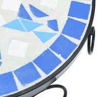 Plantenstandaards 3 st keramiek blauw en wit 8