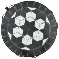 Plantenstandaards 3 st keramiek zwart en wit 5