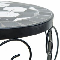 Plantenstandaards 3 st keramiek zwart en wit 7