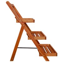 Plantenstandaard 3-laags 50x63x80 cm massief acaciahout 3