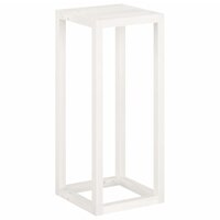 3-delige Plantenstandaardset massief grenenhout wit 8