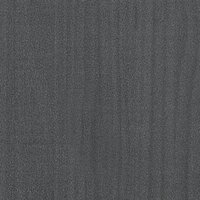 Plantenbak 31x31x70 cm massief grenenhout grijs 6