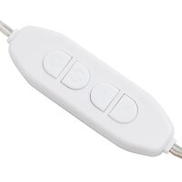 Spiegel met LED-verlichting ovaal 60x30 cm glas 12