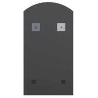 Spiegel met LED-verlichting boog 90x45 cm glas 6