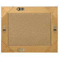 Wandspiegel barok stijl 50x40 cm goudkleurig 3