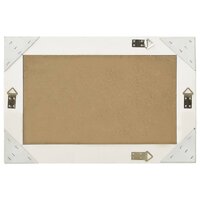 Wandspiegel barok stijl 60x40 cm wit 3