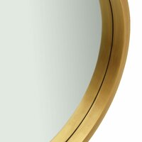 Wandspiegel met band 40 cm goudkleurig 3