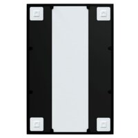 Wandspiegel 60x40 cm metaal zwart 6