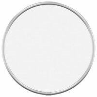 Wandspiegel rond &Oslash;20 cm zilverkleurig 2
