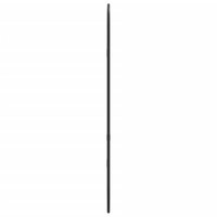 Wandspiegel 60x25 cm ovaal zwart 4