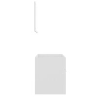 2-delige Badkamermeubelset bewerkt hout wit 7