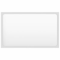 2-delige Badkamermeubelset bewerkt hout wit 12