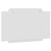 Hoofdbordkussen 80 cm kunstleer wit 6