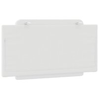 Hoofdbordkussen 100 cm kunstleer wit 6