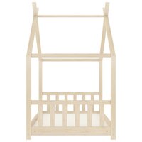 Kinderbedframe massief grenenhout 70x140 cm 5