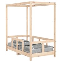 Kinderbedframe 70x140 cm massief grenenhout 2