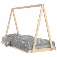 Kinderbedframe 90x200 cm massief grenenhout 2