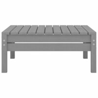 3-delige Loungeset massief grenenhout grijs 12