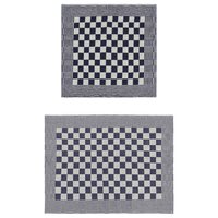 10-delige Keukendoekenset katoen blauw en wit 2