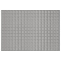 Verzwaringsdeken 135x200 cm 10 kg stof grijs 3