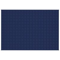 Verzwaringsdeken 135x200 cm 10 kg stof blauw 3