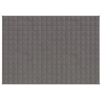 Verzwaringsdeken 152x203 cm 7 kg stof grijs 3