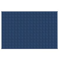 Verzwaringsdeken 122x183 cm 5 kg stof blauw 3