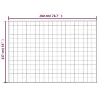 Verzwaringsdeken 137x200 cm 6 kg stof blauw 6