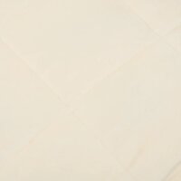 Verzwaringsdeken 122x183 cm 9 kg stof lichtcr&egrave;mekleurig 4