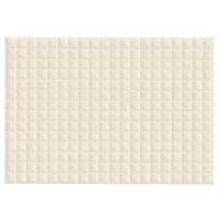 Verzwaringsdeken 137x200 cm 10 kg stof lichtcr&egrave;mekleurig 3