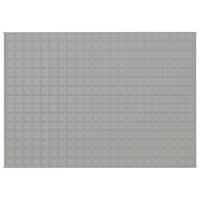 Verzwaringsdeken 155x220 cm 7 kg stof grijs 3